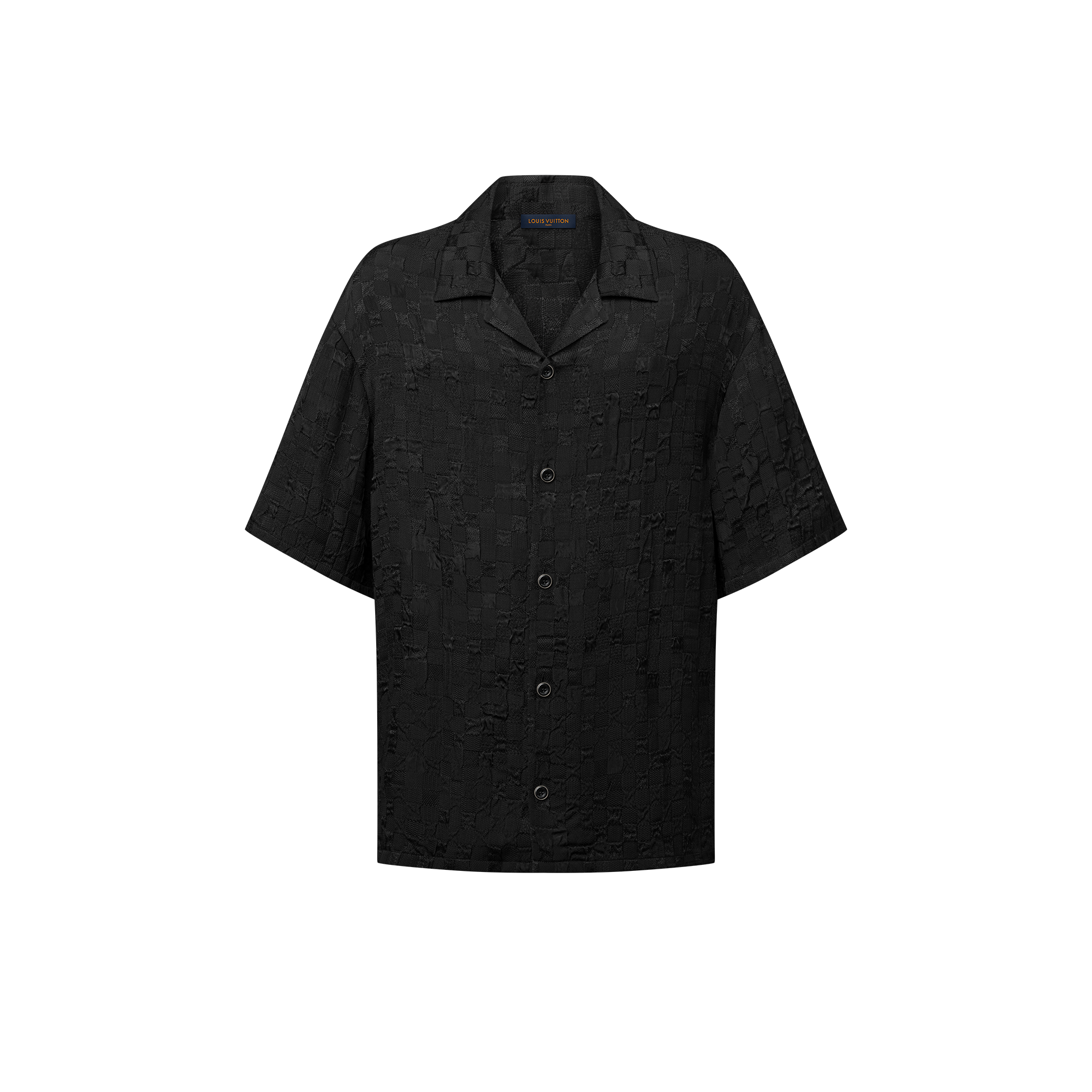 Graphic Jacquard Short-Sleeved Shirt - Ready-to-Wear 1AHCH1